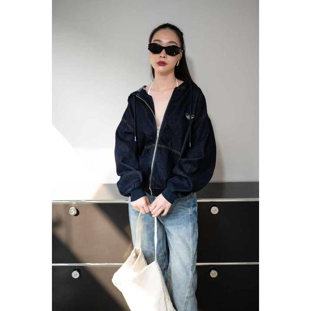 JK176 Jacket Hoodie Denim
