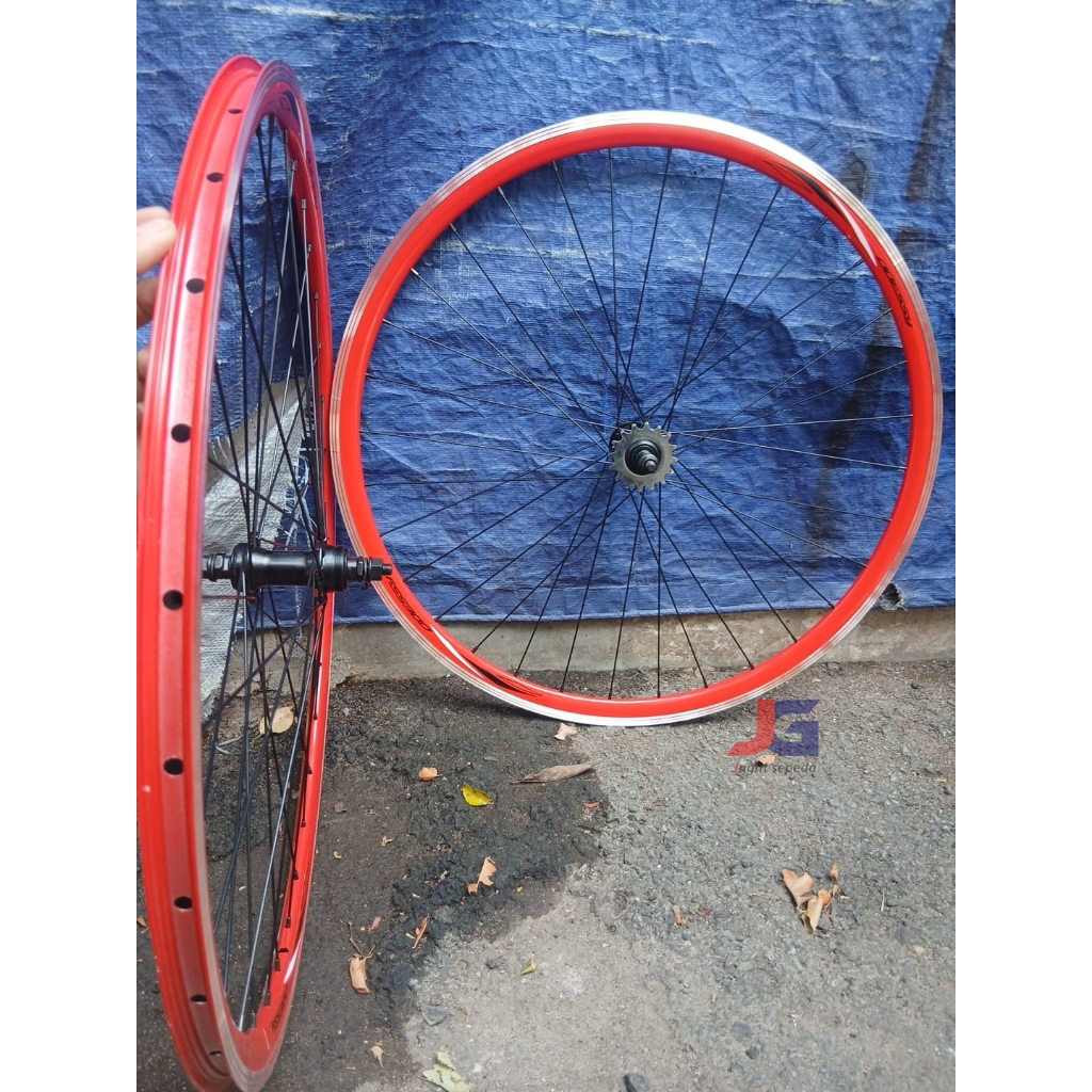 Dolltrap Velg Fixie 700 / velg sepeda 700 c dolltrap alloy steel velg fixie