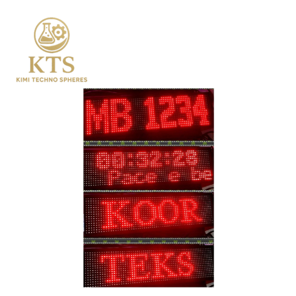 Display GEREJA 4 digit LED Angka ( 2 display 1 kontrol Wireles ) - Kabel 25M