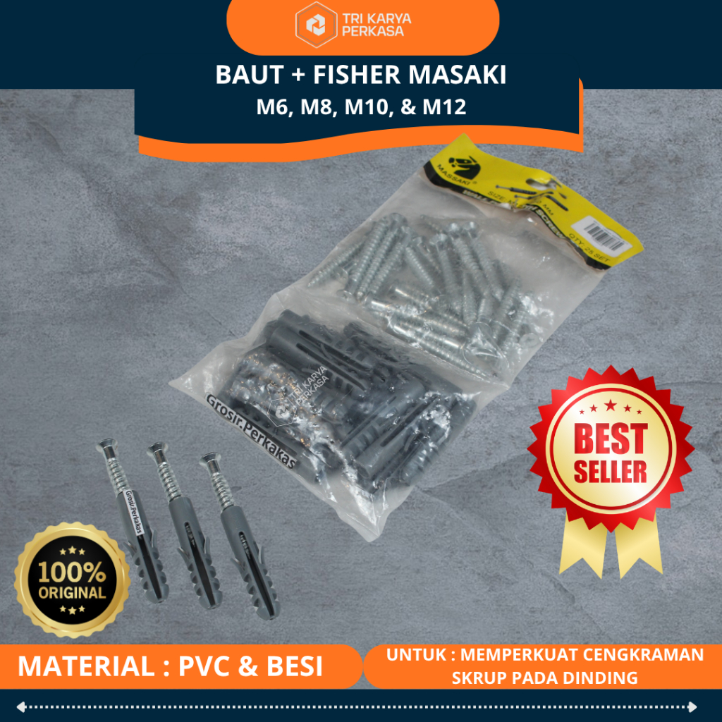 BAUT + FISHER MASAKI M6 M8 /1 SET/1PACK /BKS