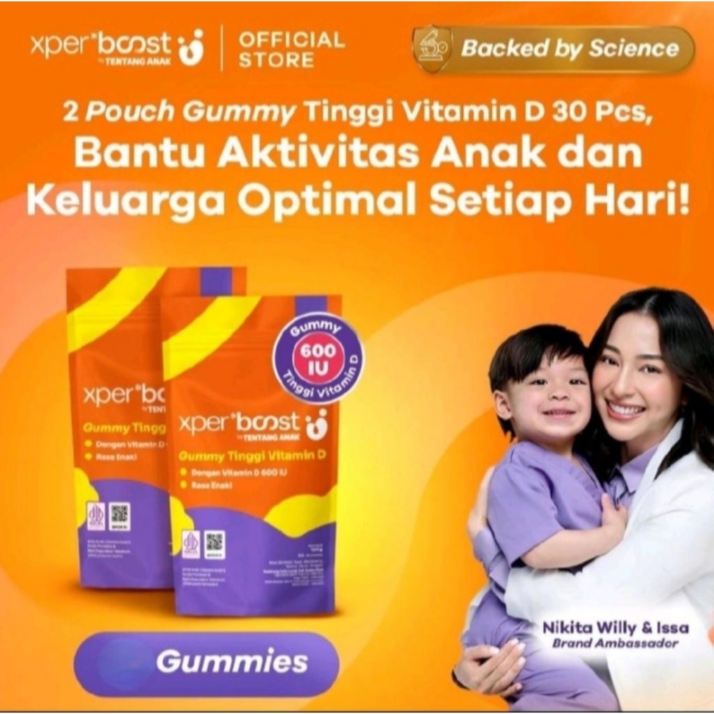 Expert Boost Gummy Vitkids & Expert Boost Gummy Vitamin D - Vitamin D 600