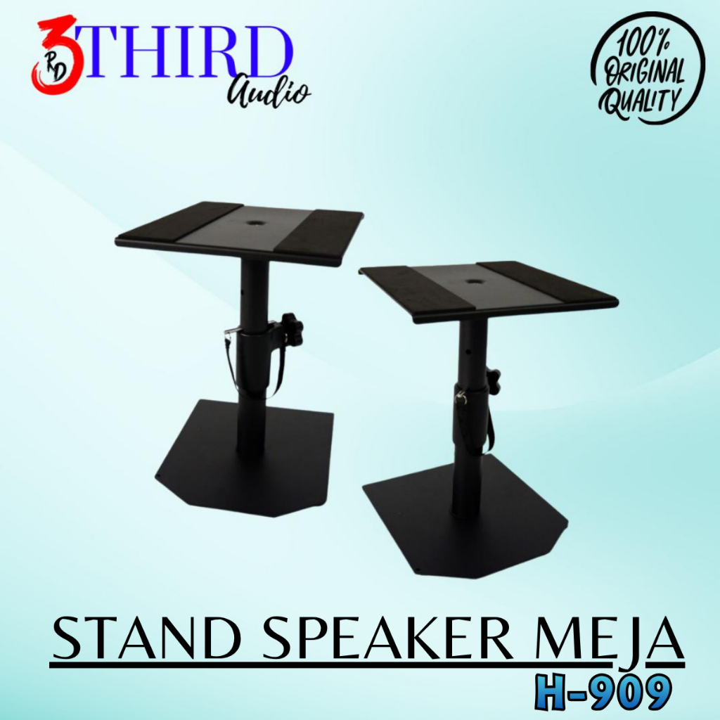 Stand Speaker Flat Studio Model Pendek Stand Speaker Monitor Table/Meja
