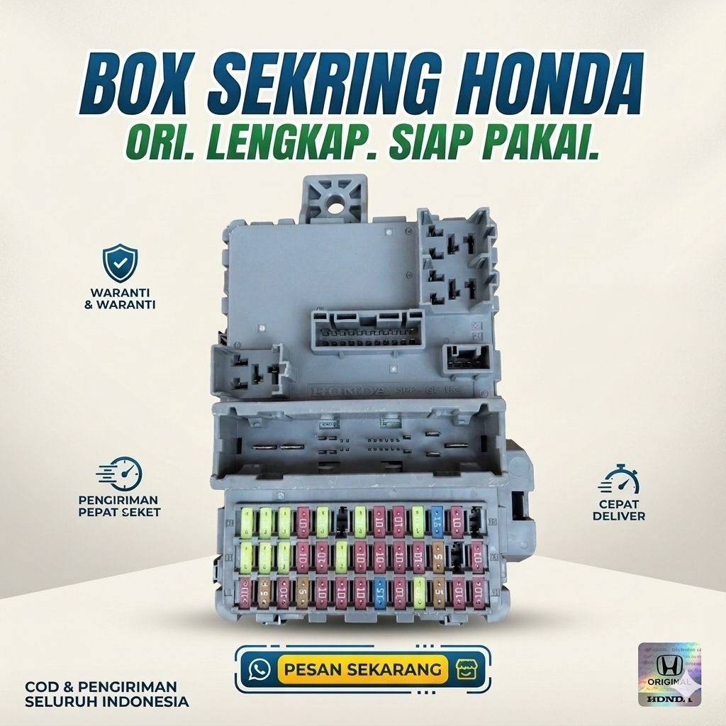 FUSE BOX SEKRING DALAM BCM MODUL BCM HONDA CRV GEN 4 ORIGINAL T0A-U310