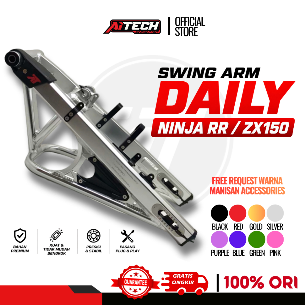 Swing Arm Ninja RR Daily Harian Aitech