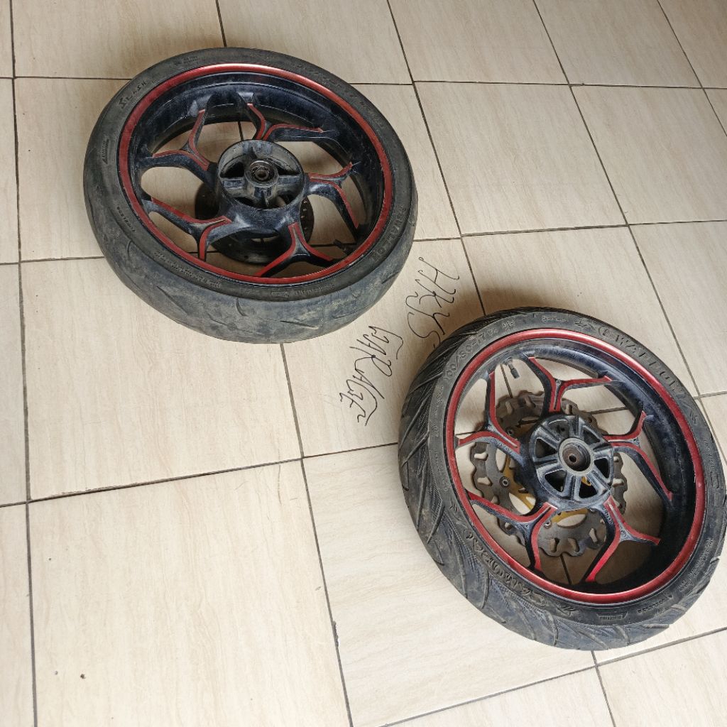 Velg Axio CB150R Old K15 Tiger Revo Tapak Lebar