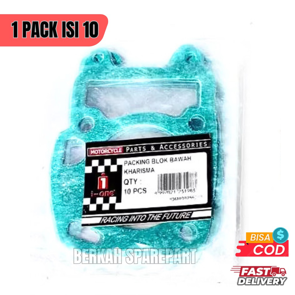 Perpak blok Karisma 10PCS PAKING Blok bawah supra125 Kirana Karisma