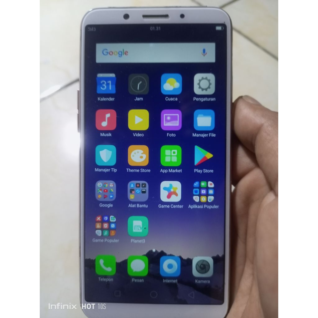 hp second Oppo a83 orian semua belum pernah service ram 3/32 hp normal siap pakai minus pemakaian sa