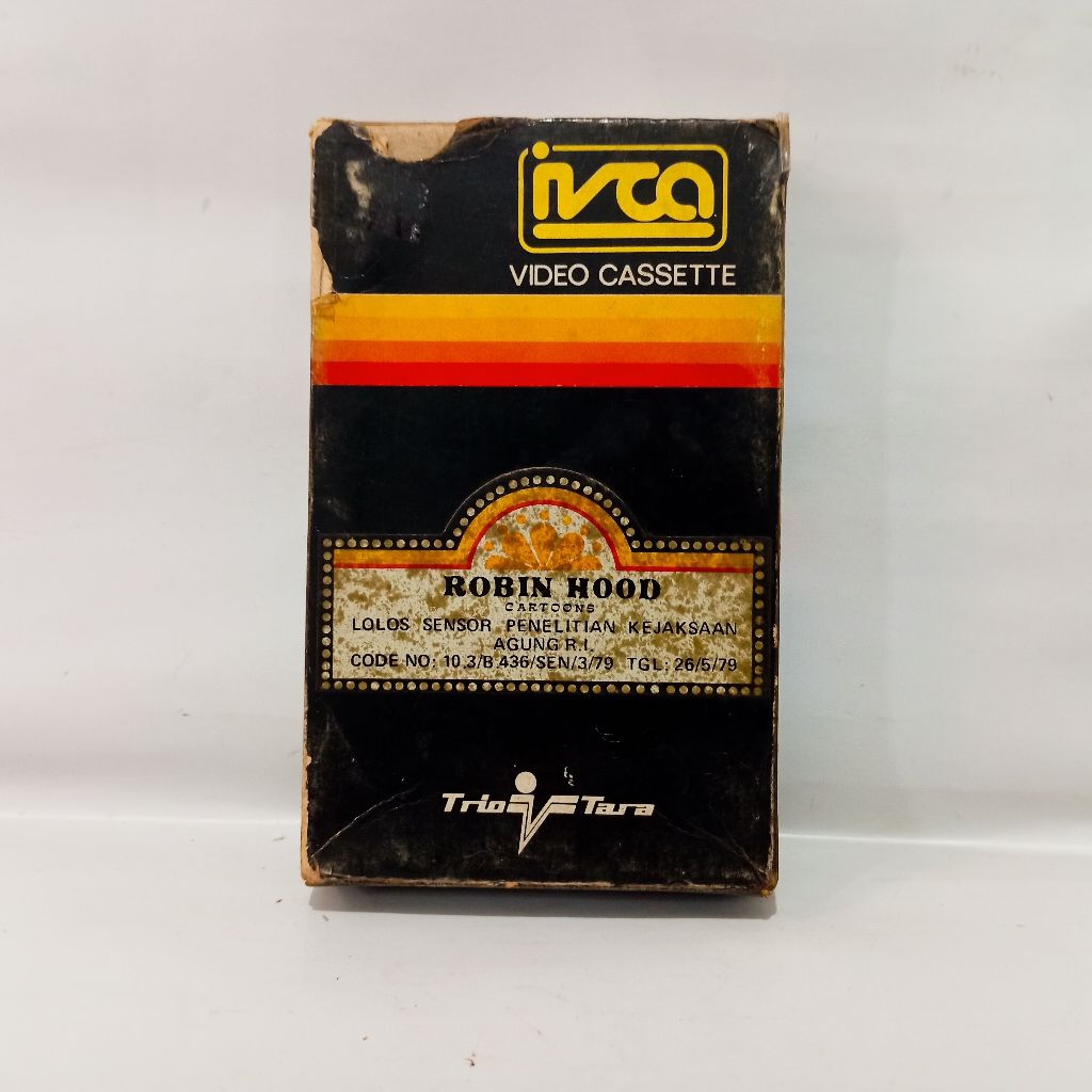 Kaset Betamax Robin Hood Cartoon