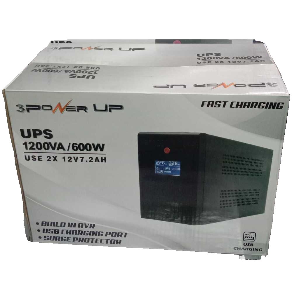 ups power up 1200 va ups 1200va + stabilizer
