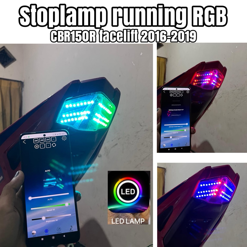 STOPLAMP RUNNING RGB CBR150R facelift 2016-2019