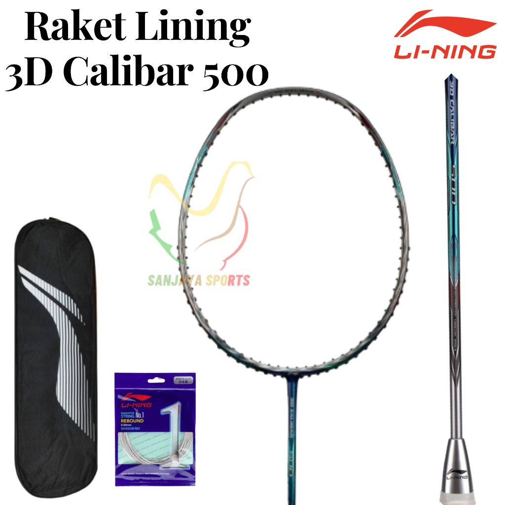 Raket Badminton Lining 3D Calibar 500 / Li-Ning 3D Calibar ORIGINAL