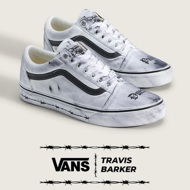 Vans X Travis Barker Old Skool Shoe - White