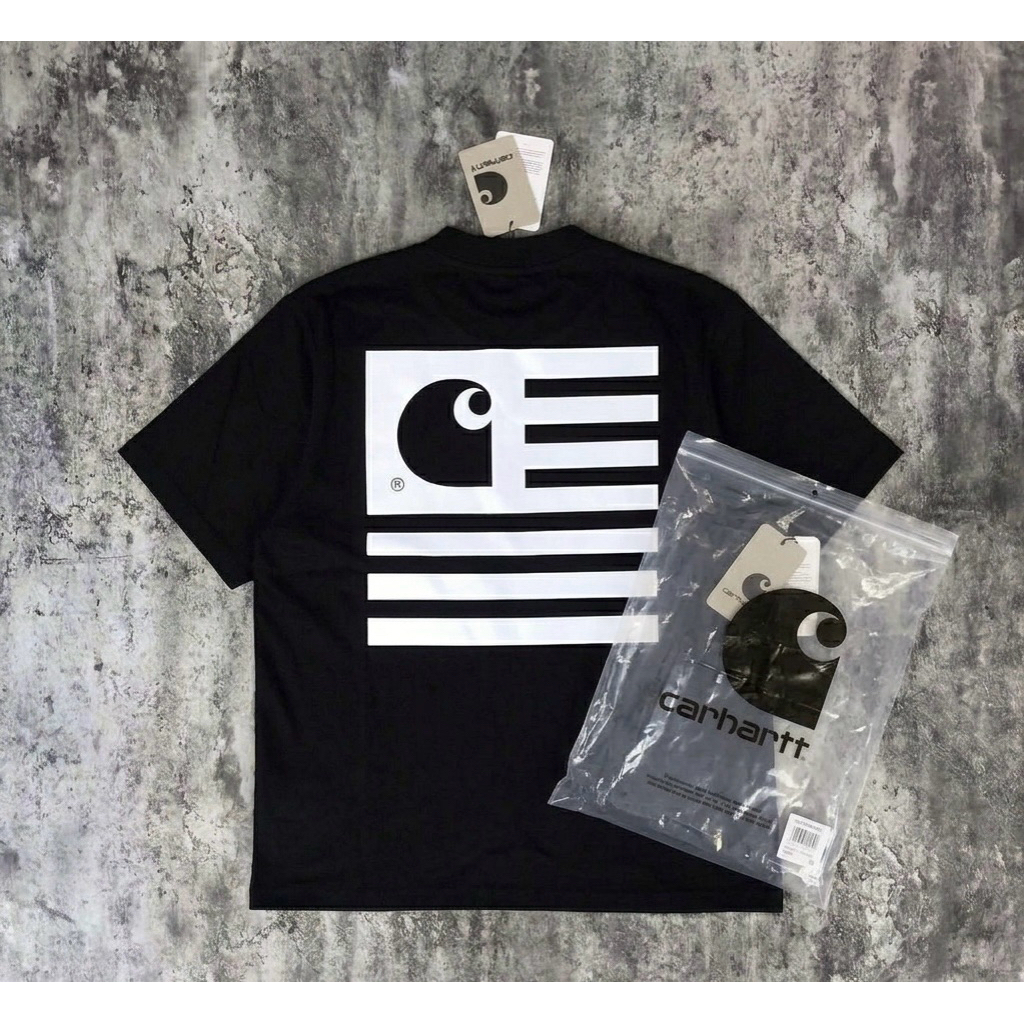 Kaos Lengan Pendek Charhatt Cotton Combed 20s Full Tag