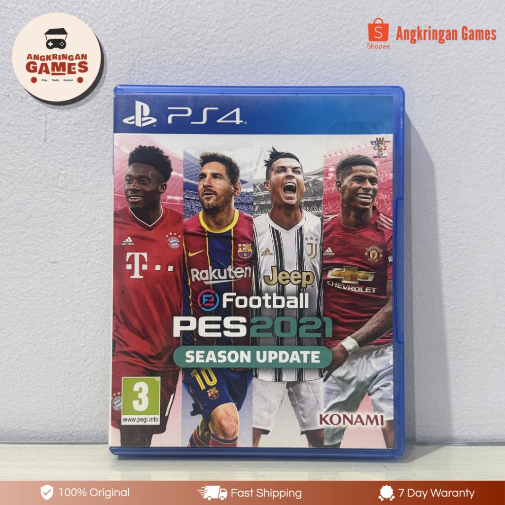 BD Kaset PES 2021 Season Update PS4 Original Second Bekas | Game Bola eFootball PES20201 PlayStation