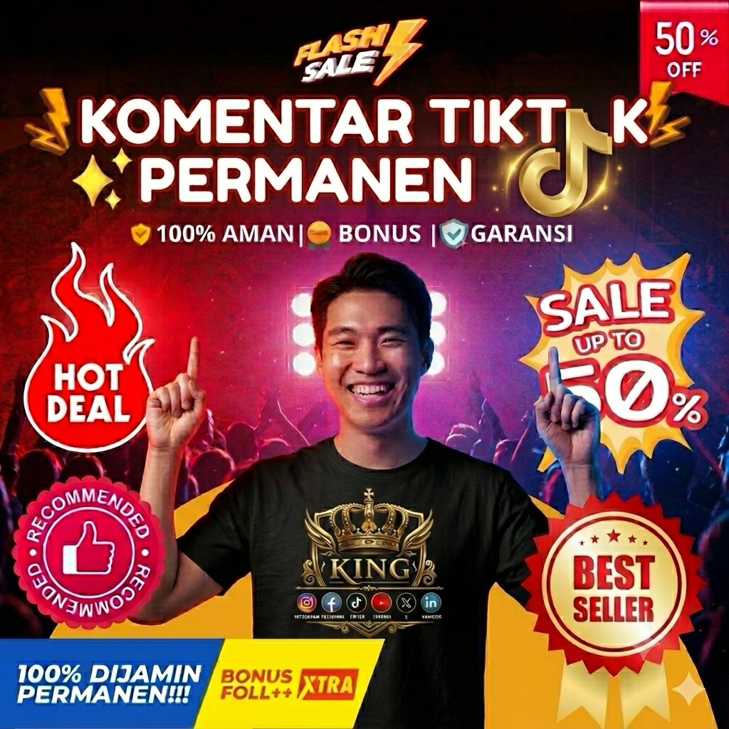 KOMENTAR TIKTOK PERMANEN BERGARANSI