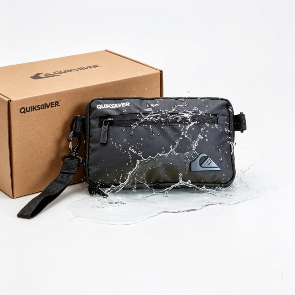 QUICKSILVER TAS 2 IN 1 TAS TANGAN PRIA TAS QUICKSILVER TAS SELEMPANG QUICKSILVER SLINGBAG QUICKSILVE