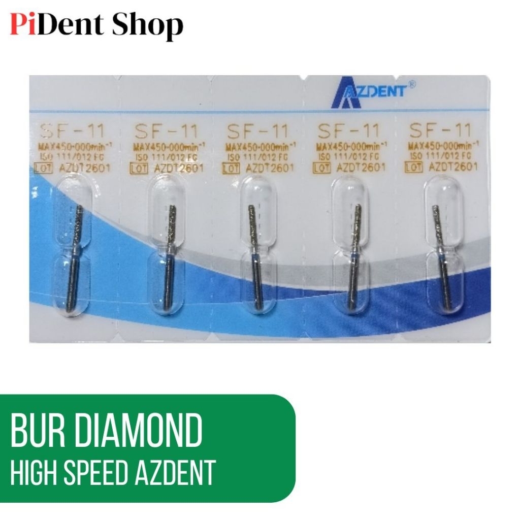 Bur diamond highspeed dental azdent 1 pcs