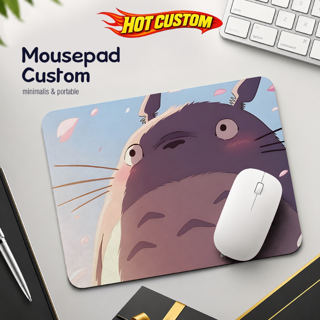 Mousepad Custom Gambar Gaming Alas Mouse Pad - Totoro