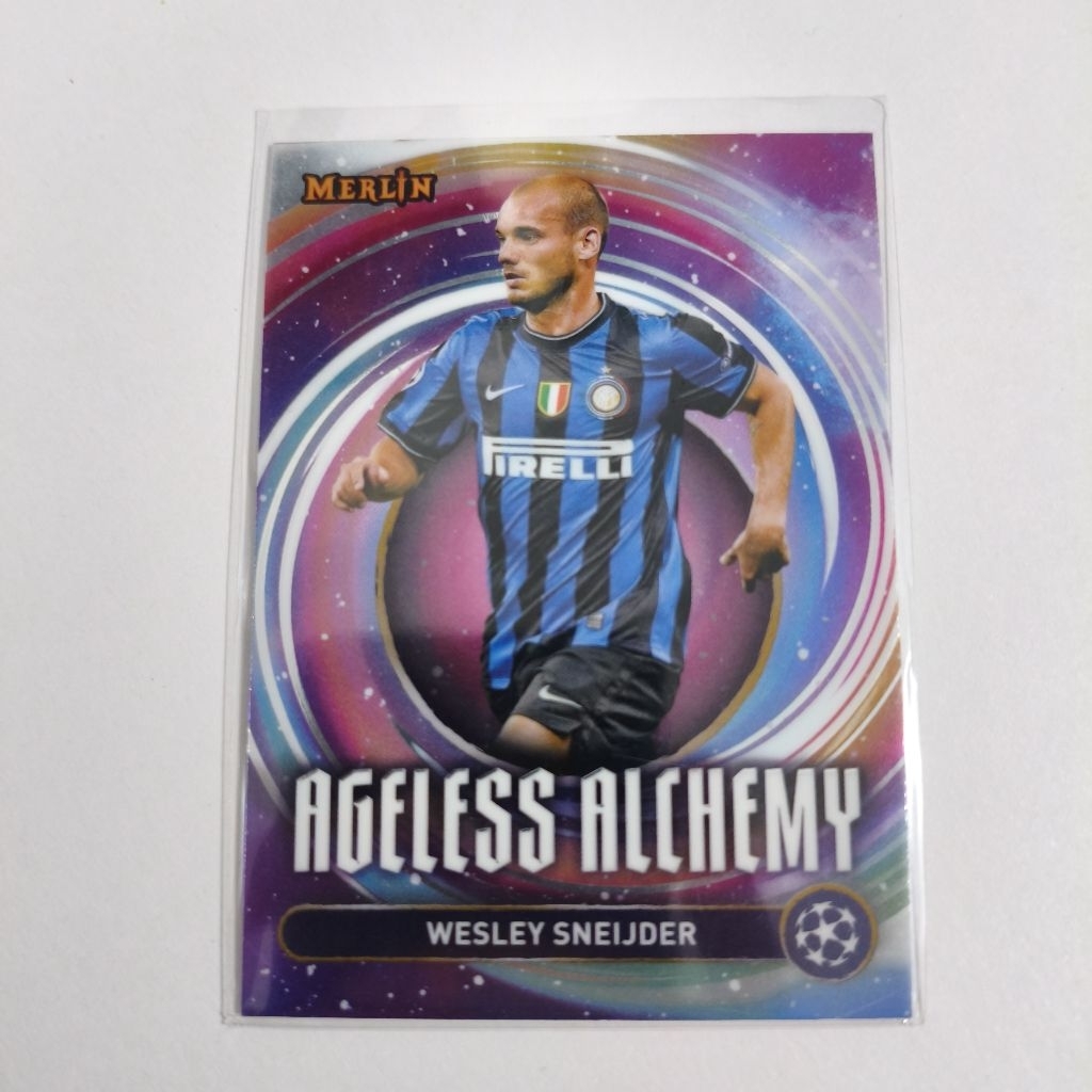 Kartu Bola Topps Wesley Sneijder Inter Milan