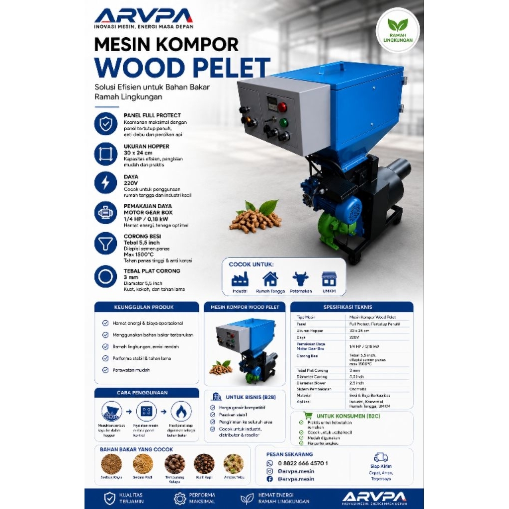 KOMPOR WOOD PELET