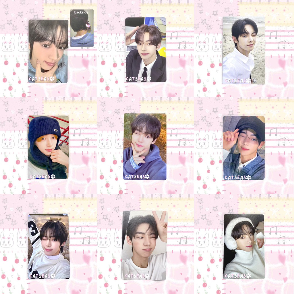 photocard official hanjin tws