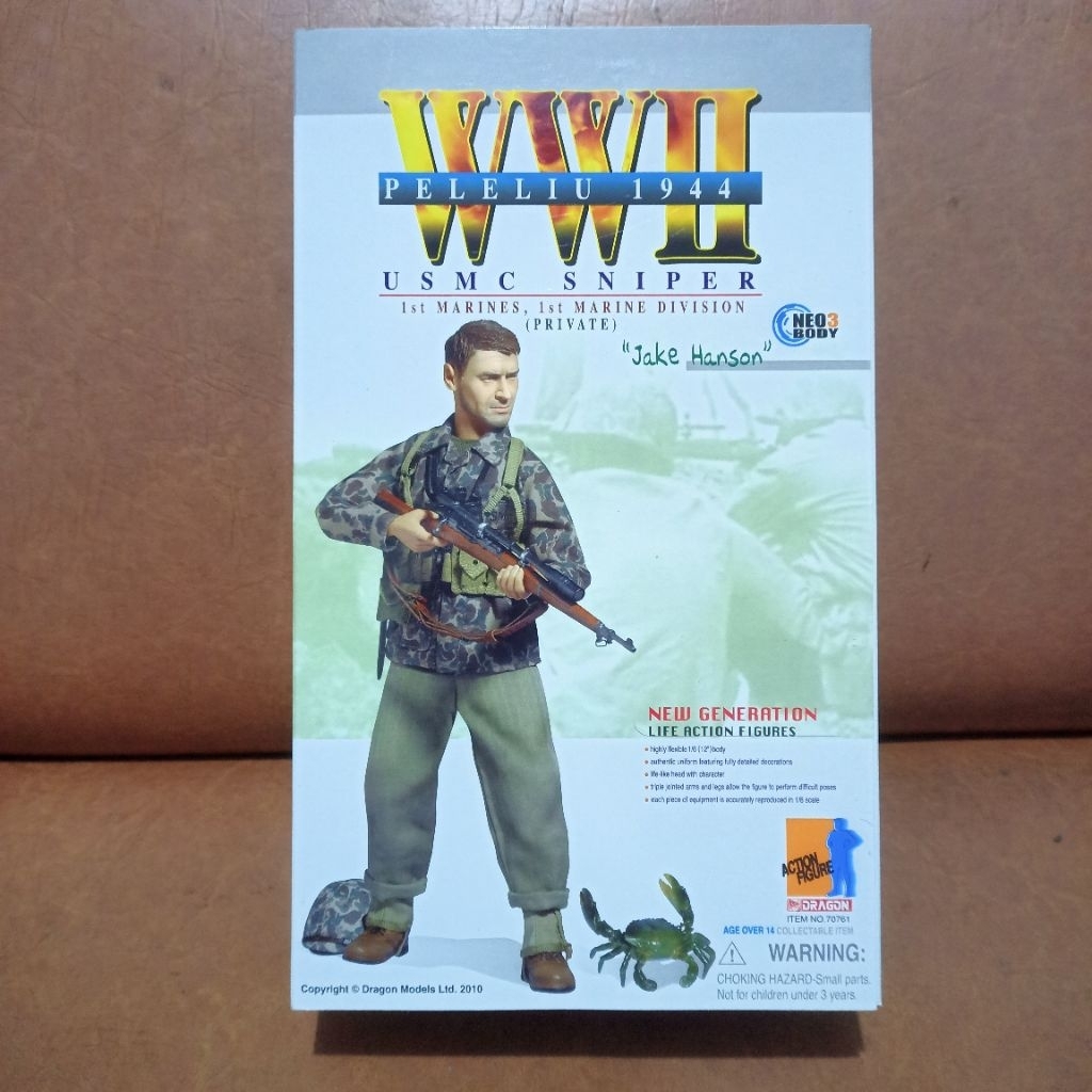 dragon ww2 1/6 figure usmc sniper jake hanson