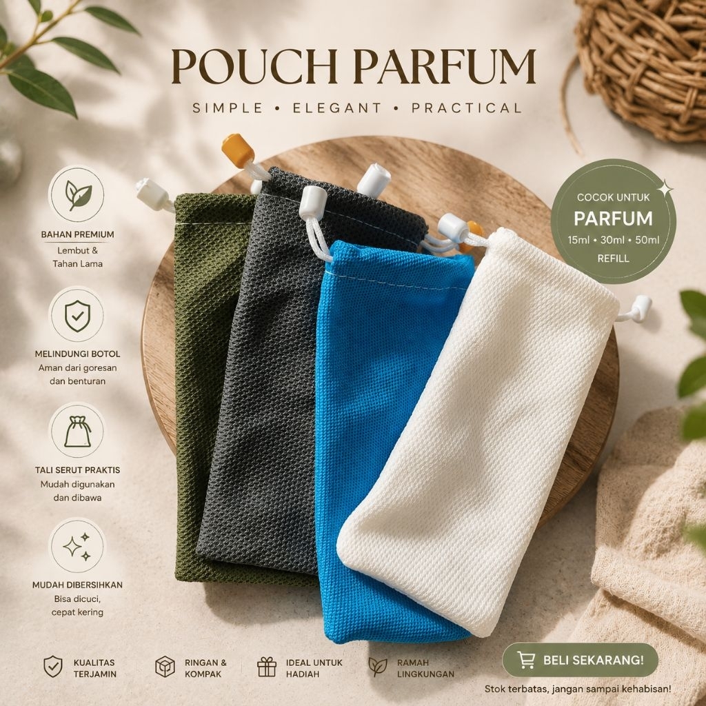 Kantong Parfum | Sarung Parfum Kain Tebal