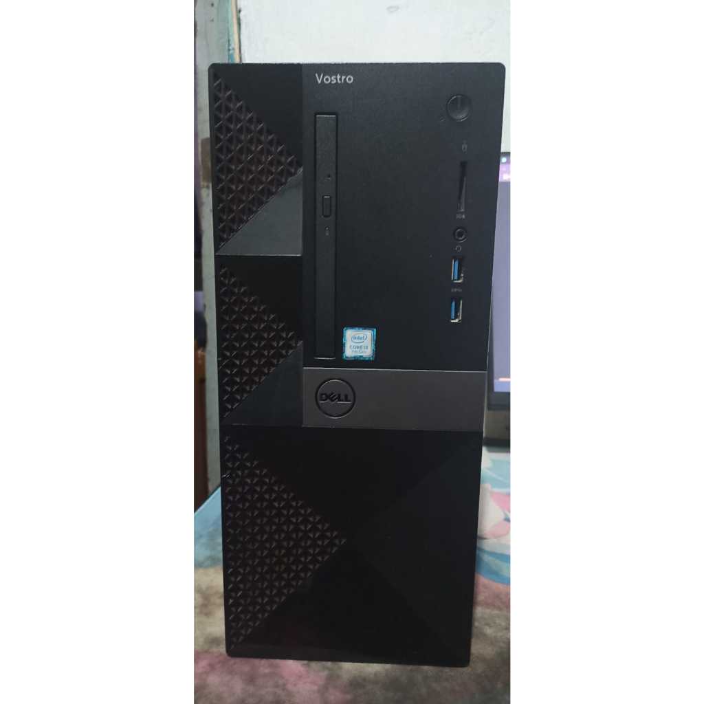 PC BUILD UP DELL VOSTRO 3668 INTEL CORE i3-7100 RAM 4GB DDR4 HDD 500GB PSU 240W WIFI BAWAAN