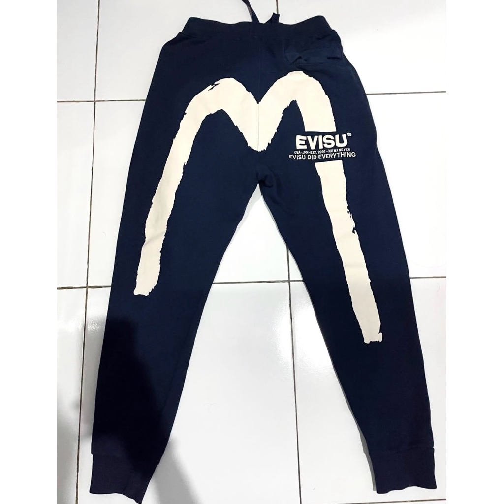 EVISU JOGER PANTS BIG LOGO