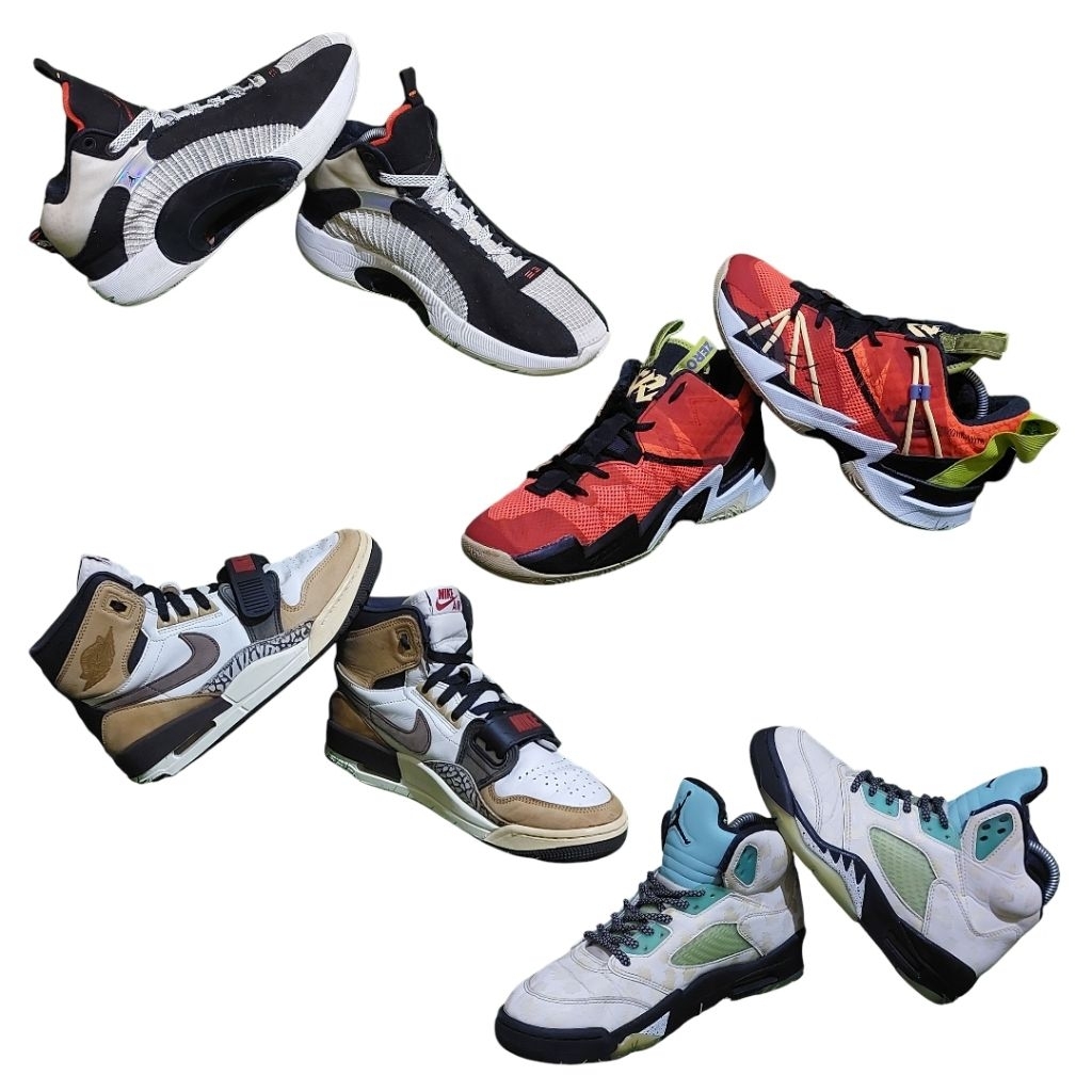 Sepatu Sneakers Remaja Dewasa AJ/Lebron/Hyperdunk/Kyrie/Kobe/KD Casual Basket Preloved/Second