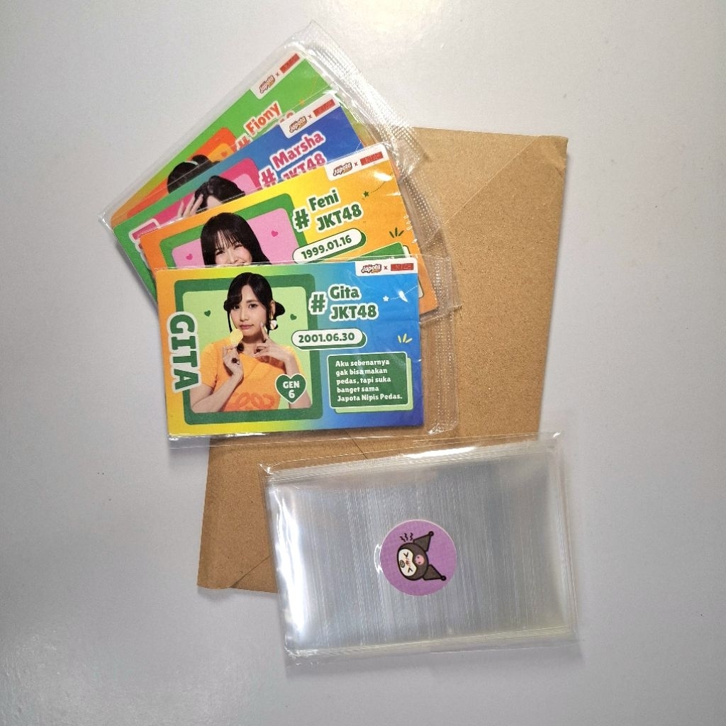 [BONUS Plastik Inner Sleeve & Stiker member] PC Japota × JKT48 - Photocard Card - Fiony Marsha Feni 