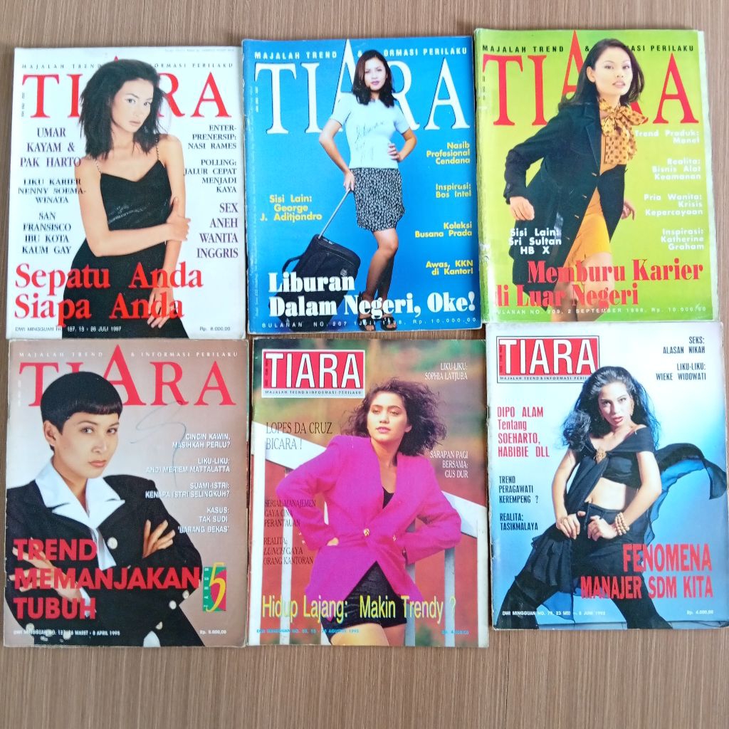 Majalah Fashion Tiara original (pilih judul)