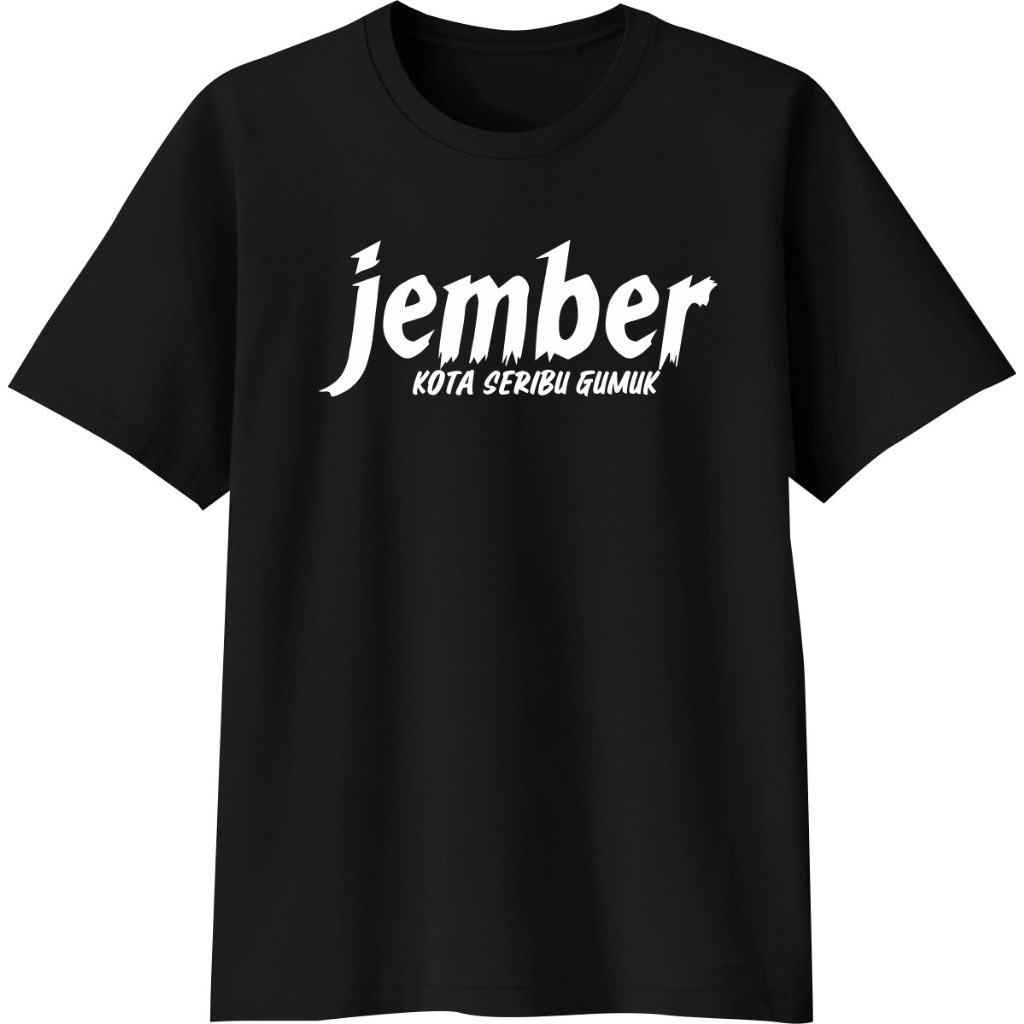 Kaos Jember jawa timur / Kaos jember kota seribu gumuk pria dan wanita