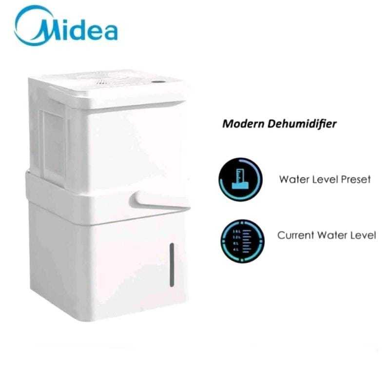 (UNIT EKSDISPLAY) MIDEA DEHUMIDIFIER PORTABLE MDDM-20DEN7