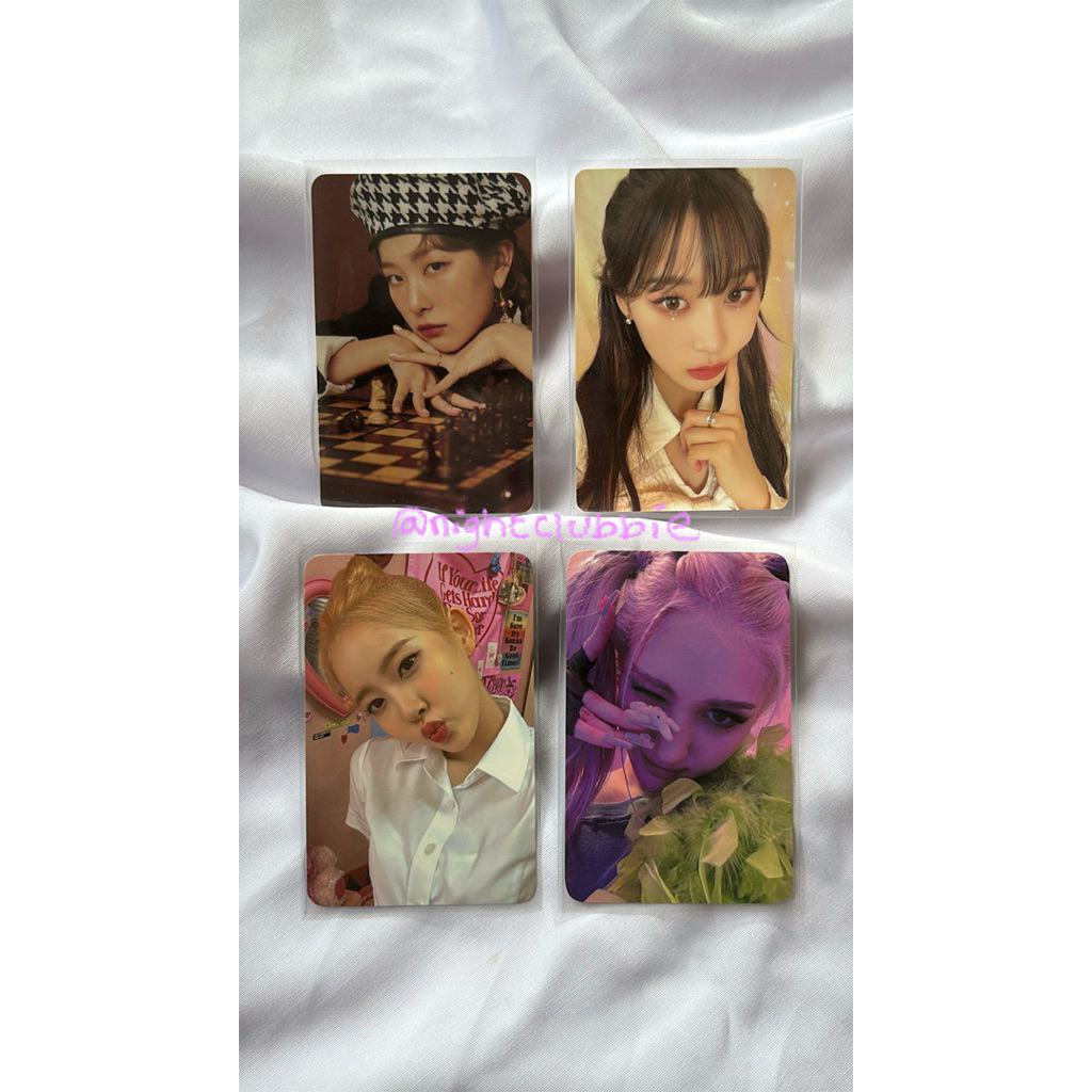 [CLEARANCE SELL] official photocard pc seulgi redvelvet giselle sg22 tuspi aespa sieun streotype sta