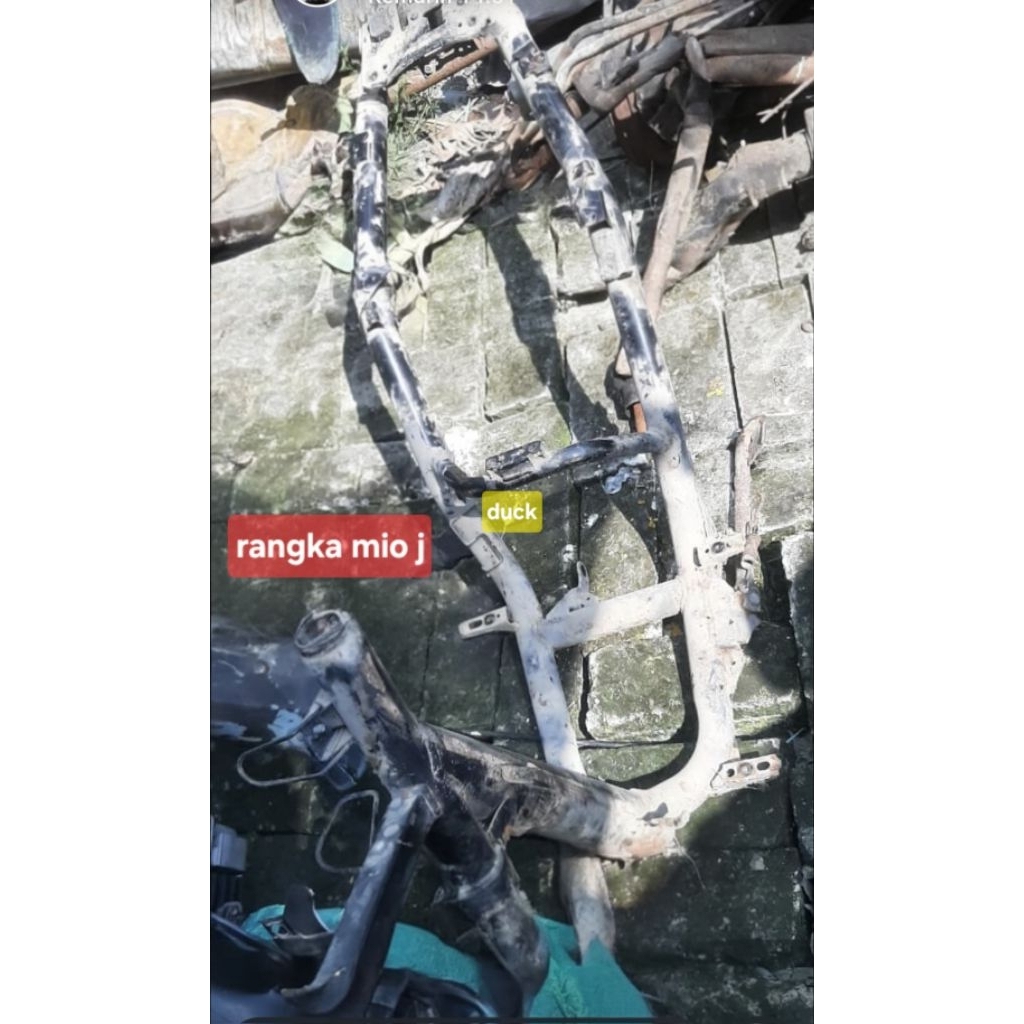 rangka mio j original mio gt 115 mio j