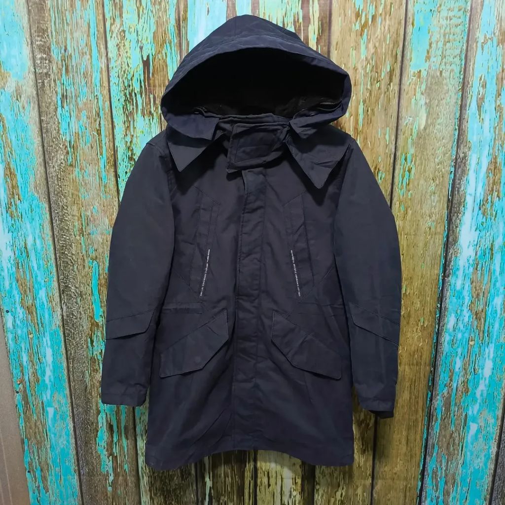 jaket parka long TBJ NEARBY tebal polos size L casual bagus
