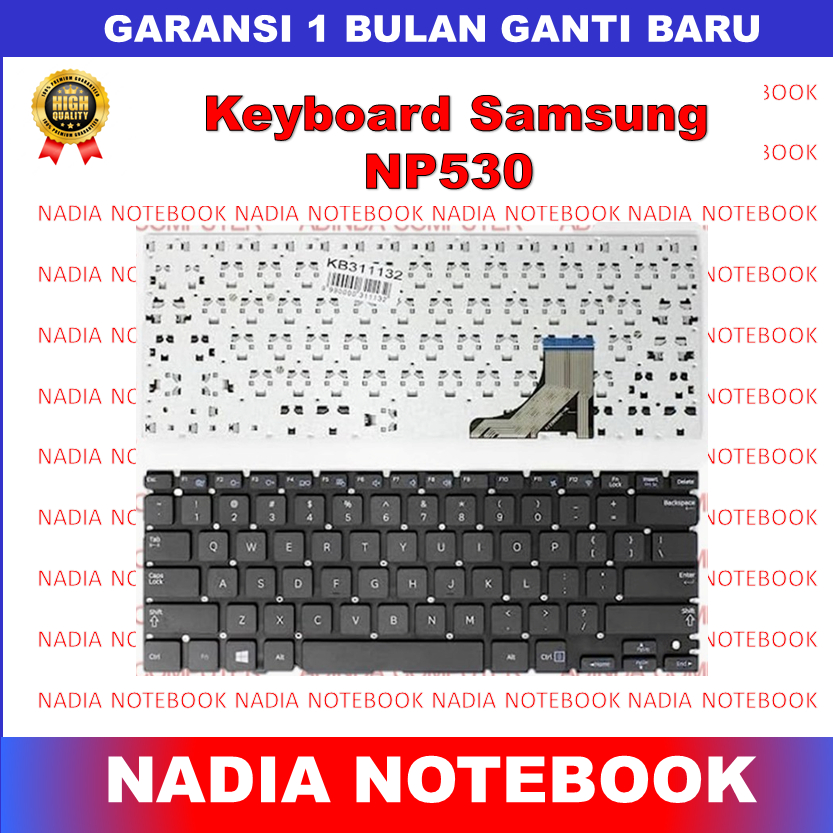 Keyboard Samsung NP530 NP535 NP535U3C NP535U3X NP540U3C NP542U3X