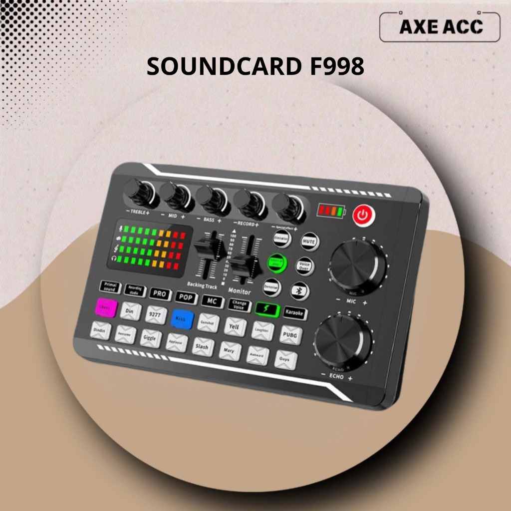 Soundcard Live F998 Live Soundcard Audio Broadcast