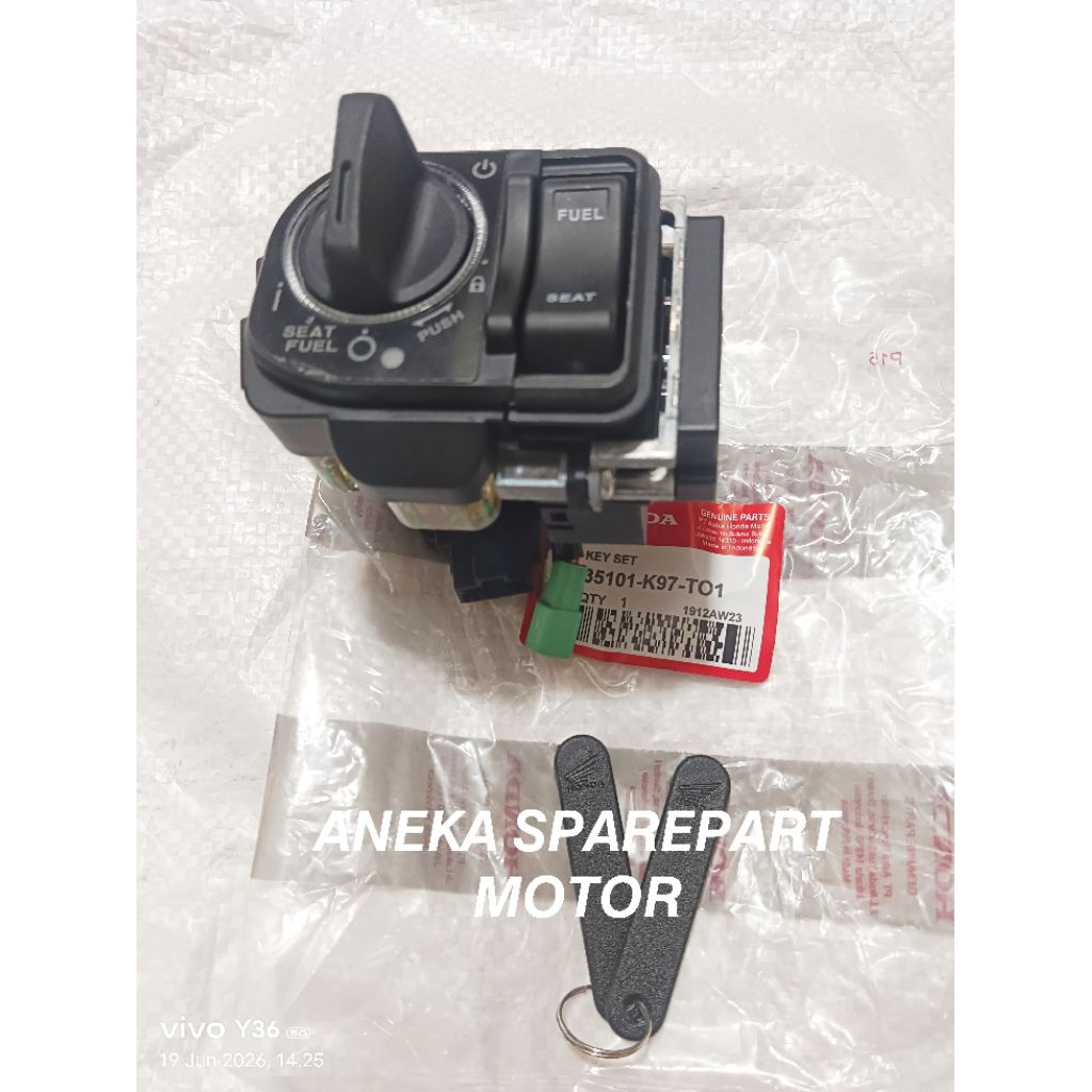 KUNCI KONTAK KEY SET PCX 150 KEYLESS ADV 150 KEYLESS KODE K97