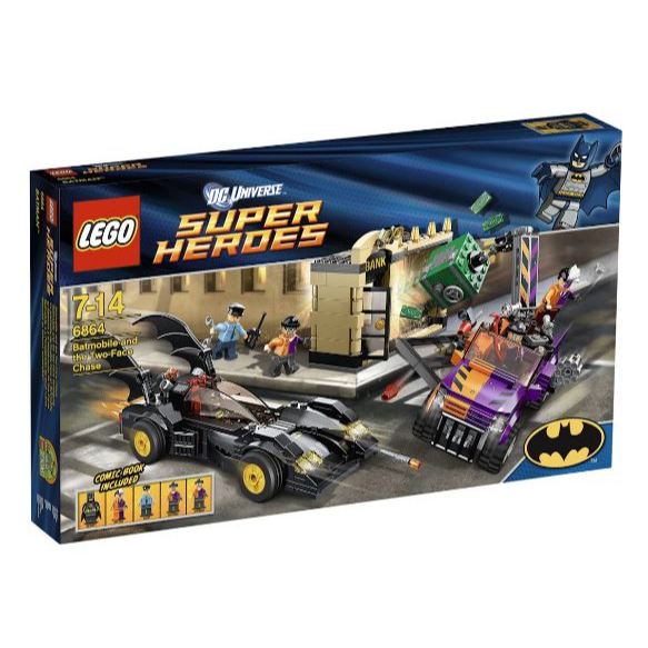 Lego 6864 - Super Heroes - The Batmobile And The Two-Face Chase