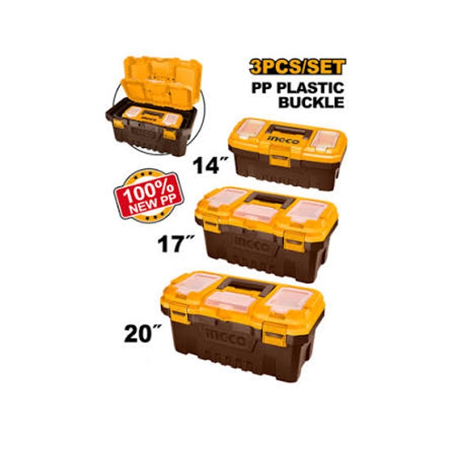 PBXK0301 - INGCO - TOOL BOX PVC SET 3 PCS