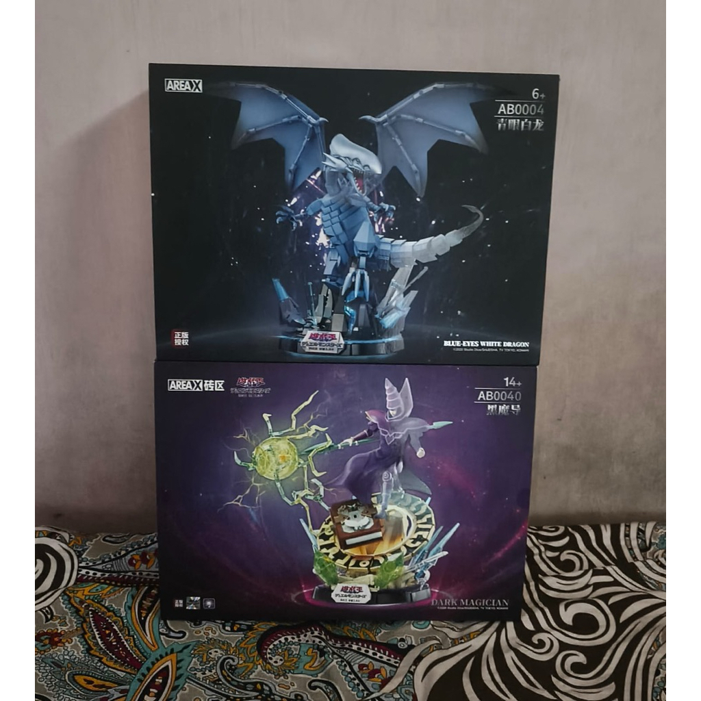 Area X Bricks Area-X YuGiOh Dark Magician And Blue Eyes White Dragon - Brick Yu Gi Oh Yu-Gi-Oh AreaX
