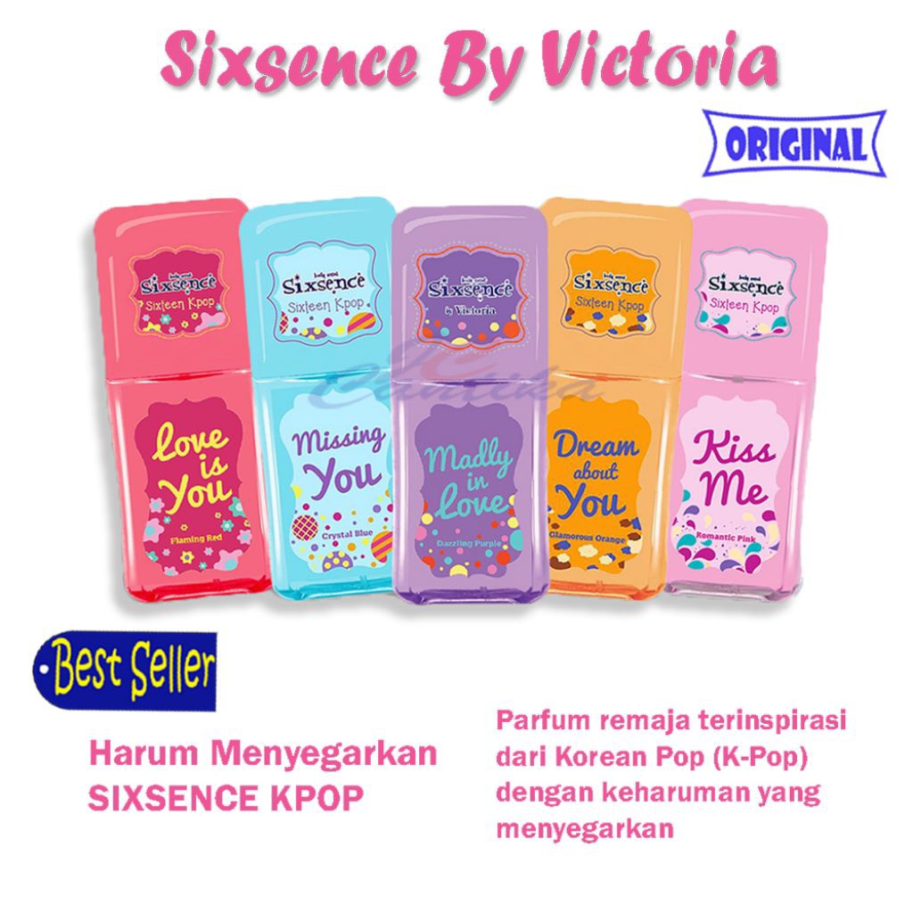 Sixsence Body Scent Love is you Super Parfume 100 ml No tutup Kemasan
