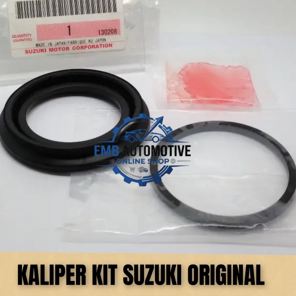Kaliper Kit Suzuki Every 1.3 CBU GA413 Seal Rem Cakram Depan 55830-76G00 Karet Sil Piston Rem