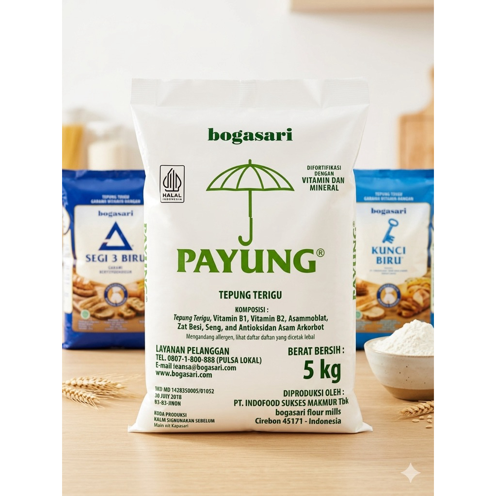 Bogasari Patung tepung terigu 5kg / Terigu Bogasari putih