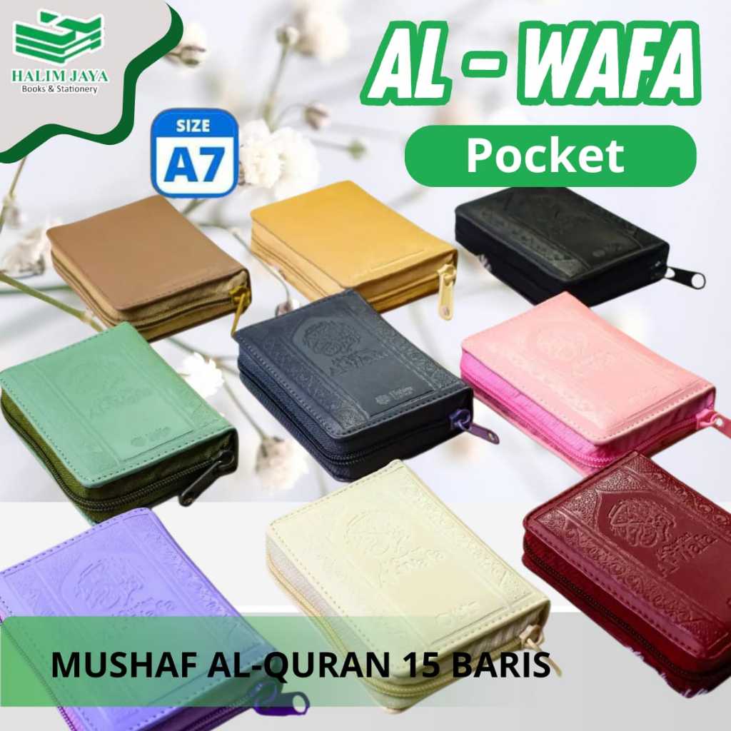 AL QURAN SAKU MINI AL WAFA POCKET KECIL UKURAN A7 RESLETING