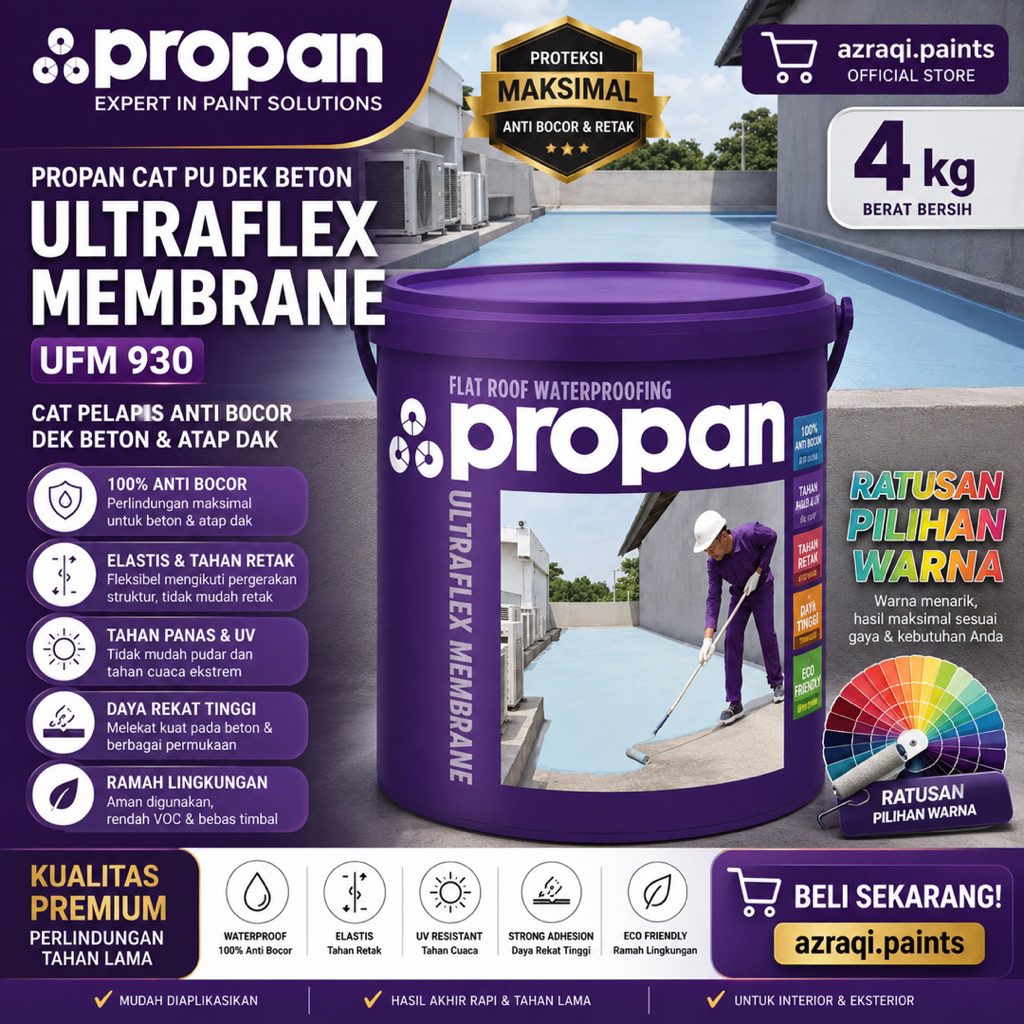 CAT PROPAN ULTRAFLEX MEMBRANE UFM-930 ( 4 KG / GALON ) TINTING
