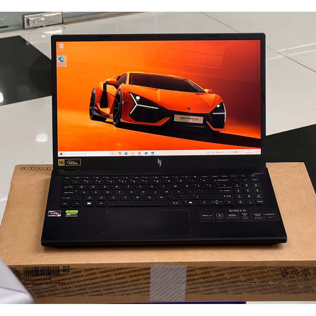 LAPTOP ACER NITRO V15 ANV15-41 RYZEN5-6600H RTX3050 6gb RAM8/512Gb