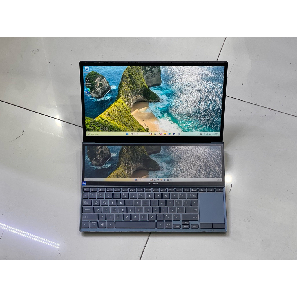 LAPTOP ASUS ZENBOOK UX482eg CORE I7 iris NVIDIA MX450 RAM16/512Gb